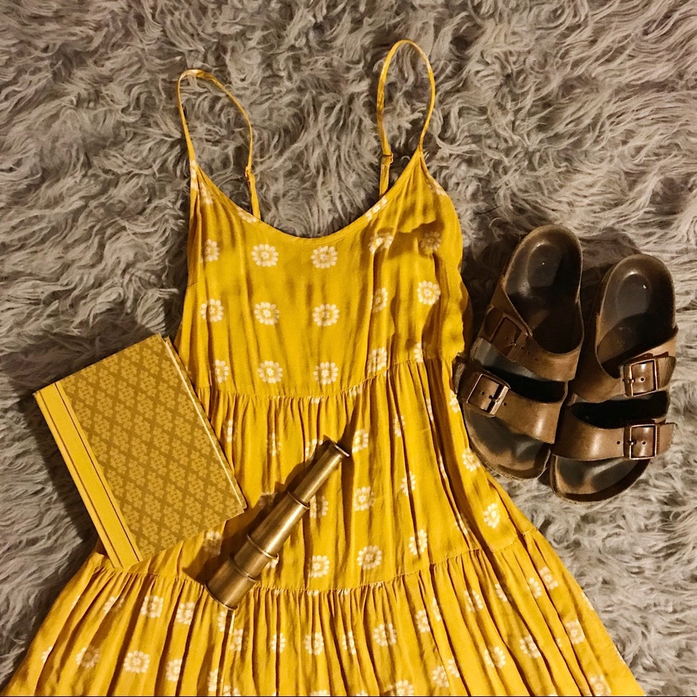 Flowy Yellow Dress